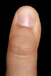 Ina's left thumb